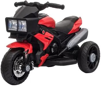 Aosom 6V Kids Motorcycle Dirt Bike Electric Battery Powered Ride On Toy Off road Street Bike w/ Music Horn Headlights Motorbike for Girls Boy Red