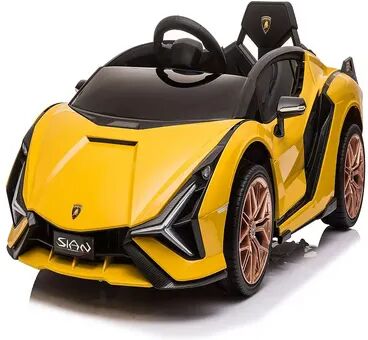 Best Ride On Cars Lamborghini Sian 12-Volt Ride On Toy, Yellow