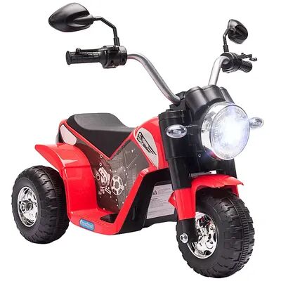 Aosom 6V Kids Motorcycle Dirt Bike Electric Battery Powered Ride On Toy Off road Street Bike Rechargeable with Horn Headlights Realistic Sounds