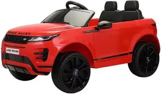 TOBBI 12V Kids Electric Battery Powered Licensed Land Rover Ride On Toy Car, Red, Brt Red