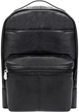 McKlein Parker Leather 15-Inch Laptop Backpack, Black