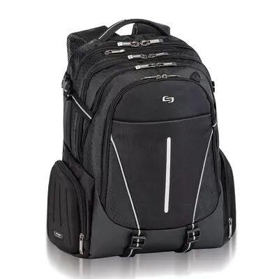 Solo New York Solo Active 17.3-Inch Laptop Backpack, Black
