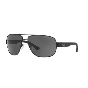 Armani Exchange Urban Attitude AX2012S 62mm Aviator Sunglasses, Black