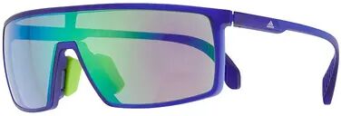 adidas Men's adidas Flat Top Sport Shield Sunglasses, Blue