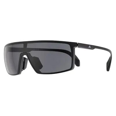 adidas Black Flat Top Sport Shield Sunglasses