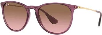 Ray-Ban Erika RB4171 54mm Pilot Gradient Sunglasses, Purple