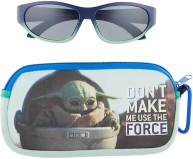 Licensed Character Star Wars: The Mandalorian Grogu aka Baby Yoda Sunglasses & Case Set, Blue