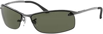 Ray-Ban Men's Ray-Ban 63mm Top Bar Polarized Square Sunglasses, Grey