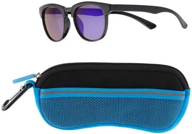 Pan Oceanic Boys Pan Oceanic Black Frame Blue Lens Sunglasses & Case Set