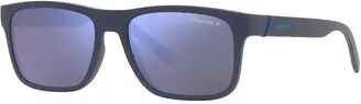 Arnette Men's Arnette Bandra AN4298 55 mm Rectangular Sunglasses, Blue