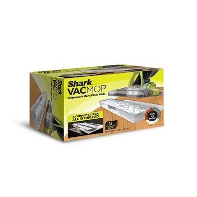 Shark VACMOP Hard Floor Vacuum Mop Disposable Pad Refills 16-Count, Multicolor