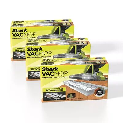 Shark VACMOP Disposable Hard Floor Vacuum & Mop Pad Refills (30-Count), Multicolor