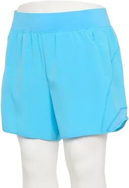 Tek Gear Plus Size Tek Gear Multi-Purpose Workout Shorts, Women's, Size: 1XL, Turquoise/Blue