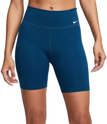 Nike Women's Nike One Midrise Bike Shorts, Size: XS, Blue