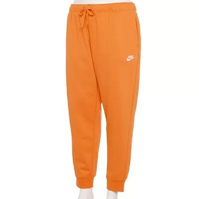 Nike Plus Size Nike Sportswear Club Fleece Joggers, Women's, Size: 1XL, Orange