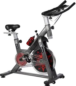 HolaHatha Home Gym Equipment Cycling Exercise Bike with 33 Pound Flywheel, Multicolor