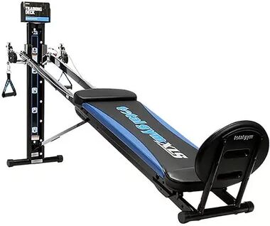 Total Gym XLS Men/Women Universal Home Gym Workout Machine, Plus Accessories, Black