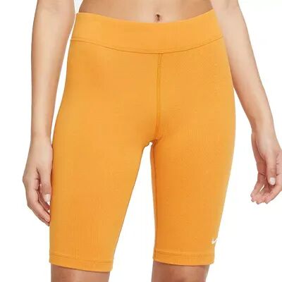 Nike Women's Nike Sportswear Essential Bike Shorts, Size: Small, Brt Yellow