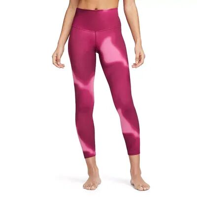 Nike Women's Nike Yoga Dri-FIT Printed High-Waisted 7/8 Leggings, Size: Small, Med Pink