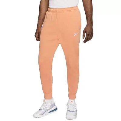 Nike Big & Tall Nike Sportswear Club Fleece Jogger Pants, Men's, Size: 4XL, Orange