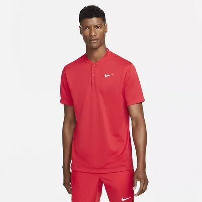 Nike Men's Nike NikeCourt Dri-FIT Tennis Blade Polo, Size: Medium, Dark Pink