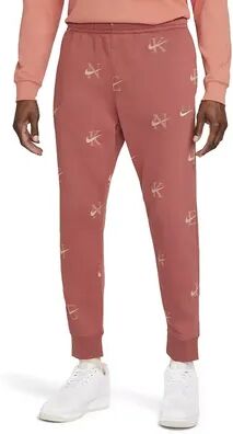 Nike Big & Tall Nike Sportswear Club Printed Joggers, Men's, Size: XXL Tall, Pink