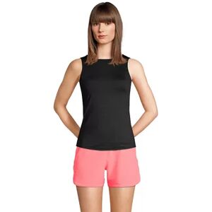 Lands' End Women's Lands' End UPF 50 Bust Minimizer Tankini Top, Size: 6 LONG, Black