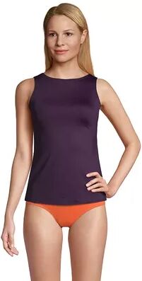 Lands' End Women's Lands' End UPF 50 Bust Minimizer Tankini Top, Size: 10 LONG, Purple