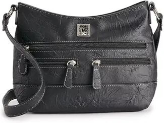 Stone & Co. Nancy Leather Boat Bottom Hobo Bag, Black