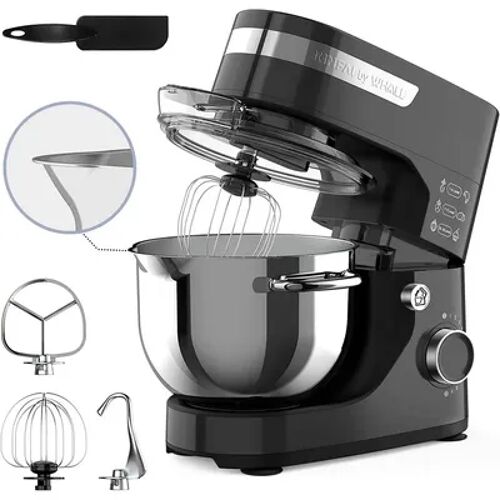 Whall Black Stand Mixer, 12-Spee...