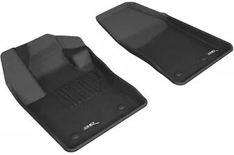 3D MAXpider Kagu Series Custom Front Floor Mats, 2017-2021 Jeep Compass, Black, Not Applic