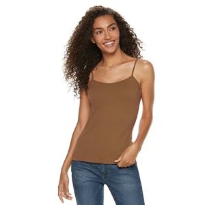 Sonoma Goods For Life Petite Sonoma Goods For Life Strappy Layering Cami, Women's, Size: Medium Petite, Med Brown