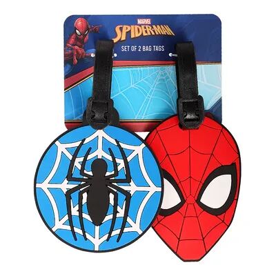Marvel Spiderman Luggage ID Tag Set, Multicolor