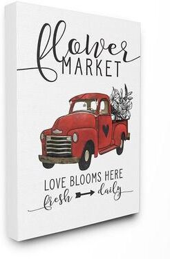 Stupell Home Decor Flower Market Canvas Wall Art, Multicolor, 30X40