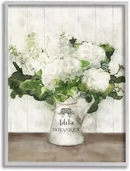 Stupell Home Decor Farm Fresh White Florals in Antique Milk Pitcher Wall Art, 16X20