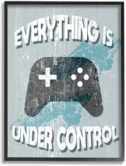 Stupell Home Decor Everything Is Under Control Video Games Wall Decor, Blue, 16X20