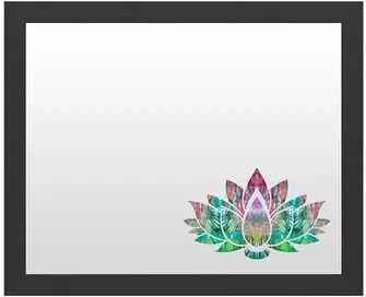 Trademark Fine Art Dean Russo Lotus Flower Marker Board, Multi, 22X18