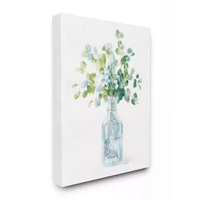 Stupell Home Decor Flower Jar Still Life Stretched Canvas Wall Art, Multicolor, 16X20