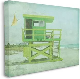 Stupell Home Decor Lifeguard Stand Canvas Wall Art, Multicolor, 16X20