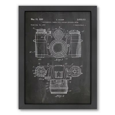 Americanflat ''Camera Photo'' Framed Wall Art, Multicolor, Medium