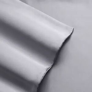 Brookstone Satin Polyester Pillow Protectors, Dark Grey, Standard