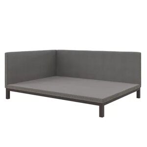 Atwater Living Doris Upholstered Twin Daybed, Grey, Full
