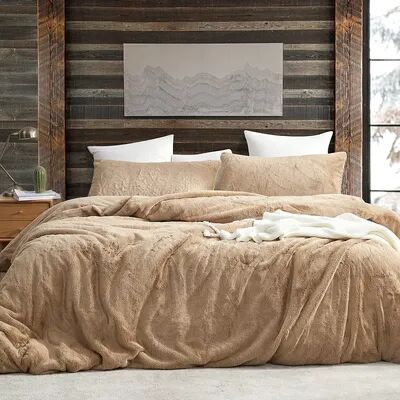 Byourbed Man Crush - Coma Inducer Oversized Duvet Cover - Teddy Bear Brown, Beige, Queen Set