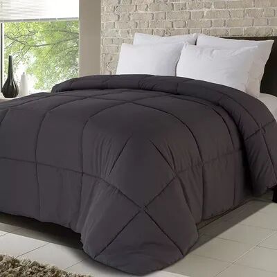 Down Home All Season Microsoft Down-Alternative Comforter, Grey, Twin