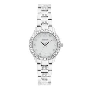 Armitron Women's Crystal Accent Watch - 75-5798MPSV, Size: Small, Silver