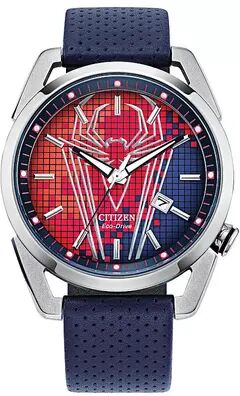 Citizen Drive from Citizen Eco-Drive Men's Marvel Spider-Man Watch, Size: Large, Blue