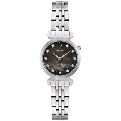 Bulova Women's Bulova Regatta Diamond Watch - 96P221, Size: Small, Silver