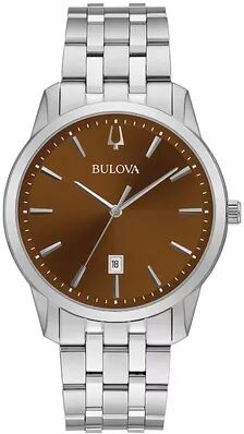 Bulova Men's Classic Sutton Stainless Steel Watch - 96B340, Size: Large, Silver