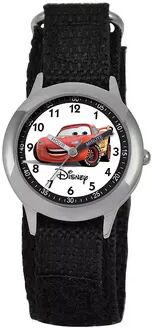 Disney / Pixar Cars Lightning McQueen Kids' Time Teacher Watch, Boy's, Black