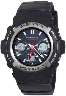 Casio Men's G-Shock Tough Solar Analog & Digital Atomic Watch - AWGM100-1ACR, Black